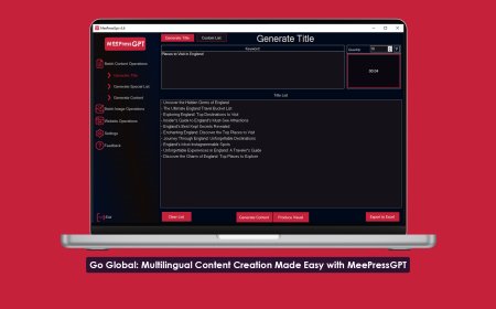 Effortless Content Jenerasyon: Discover MeePressGPT's AI Writing Software