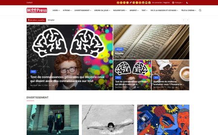 Thème du magazine MeePress