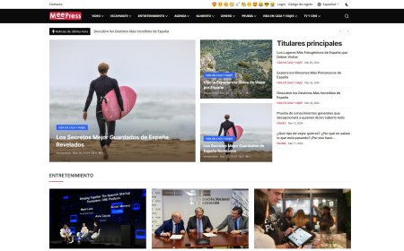 Tema de noticias de MeePress