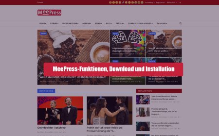 MeePress-Funktionen, Download und Installation