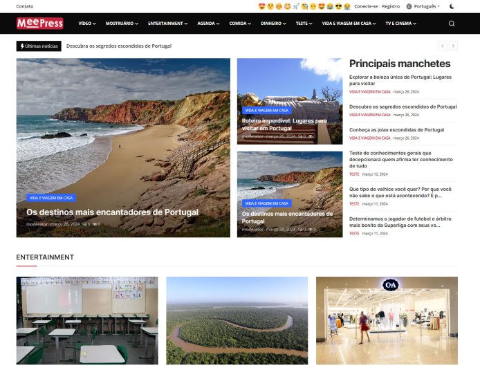 Tema de notícias MeePress