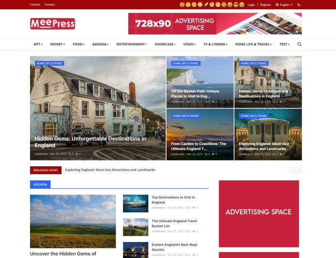 MeePress Classic Theme