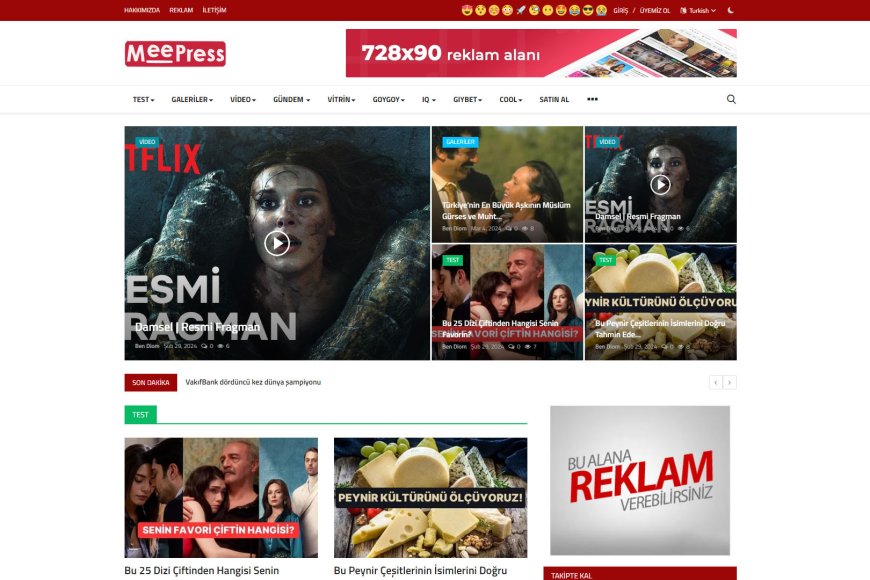 MeePress Klasik Teması