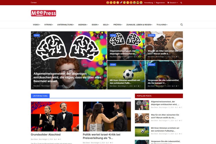 Klassisches MeePress-Theme