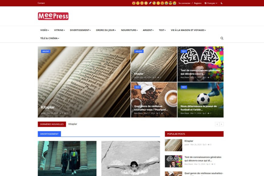 Thème classique MeePress